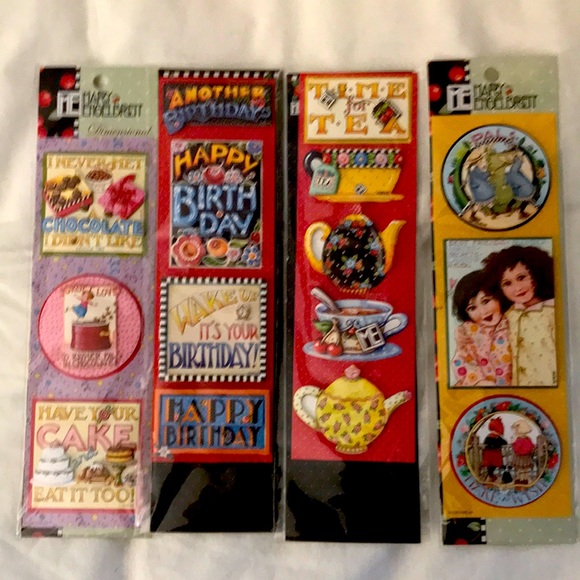 Mary Engelbreit Office Mary Engelbreit Stickers Nip Four Packs Mary engelbreit office mary engelbreit stickers nip four packs